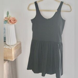 Black Pleated Athletic Dress